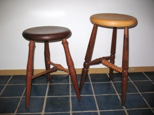 2 stools for blog