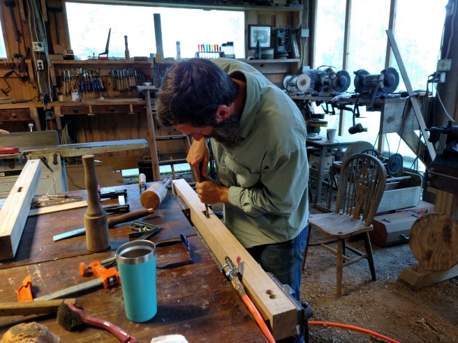 Cleaning the mortise - 2