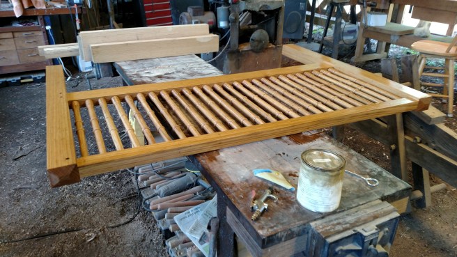 Side panel being finished